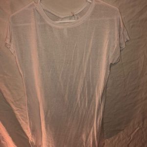 Plane white T-shirt
